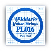 D`Addario 016 komadna žica za električnu i akustičnu gitaru