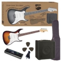 AXL električna gitara - paket braon